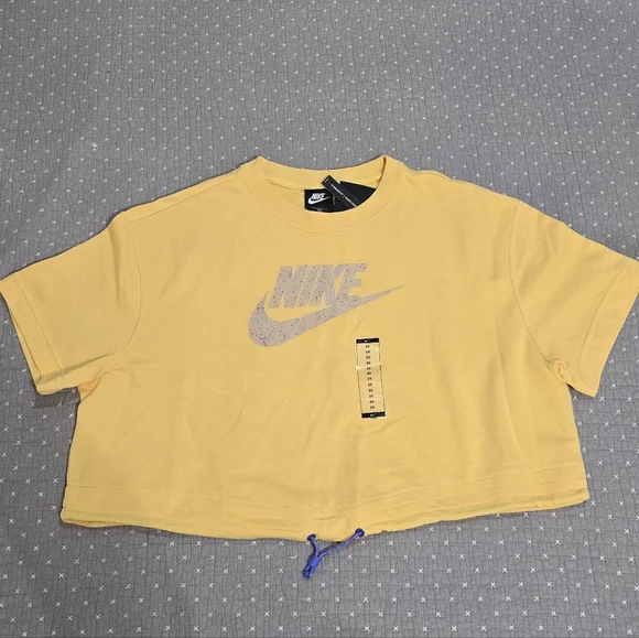 Nike Cropped Sweatshirt Top - Picture 3 of 11